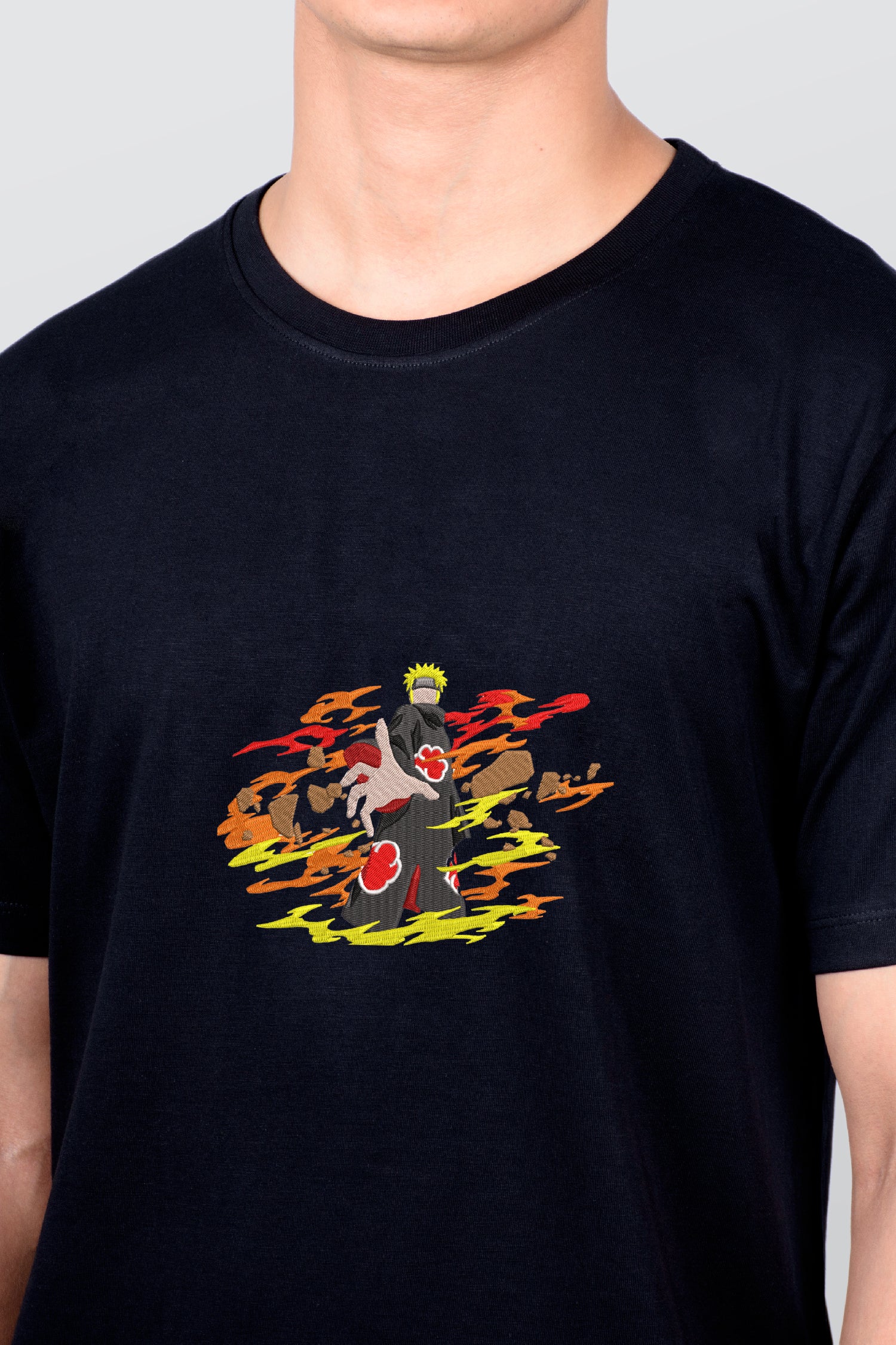 New Pain Naruto EmbroiderednT-shirt