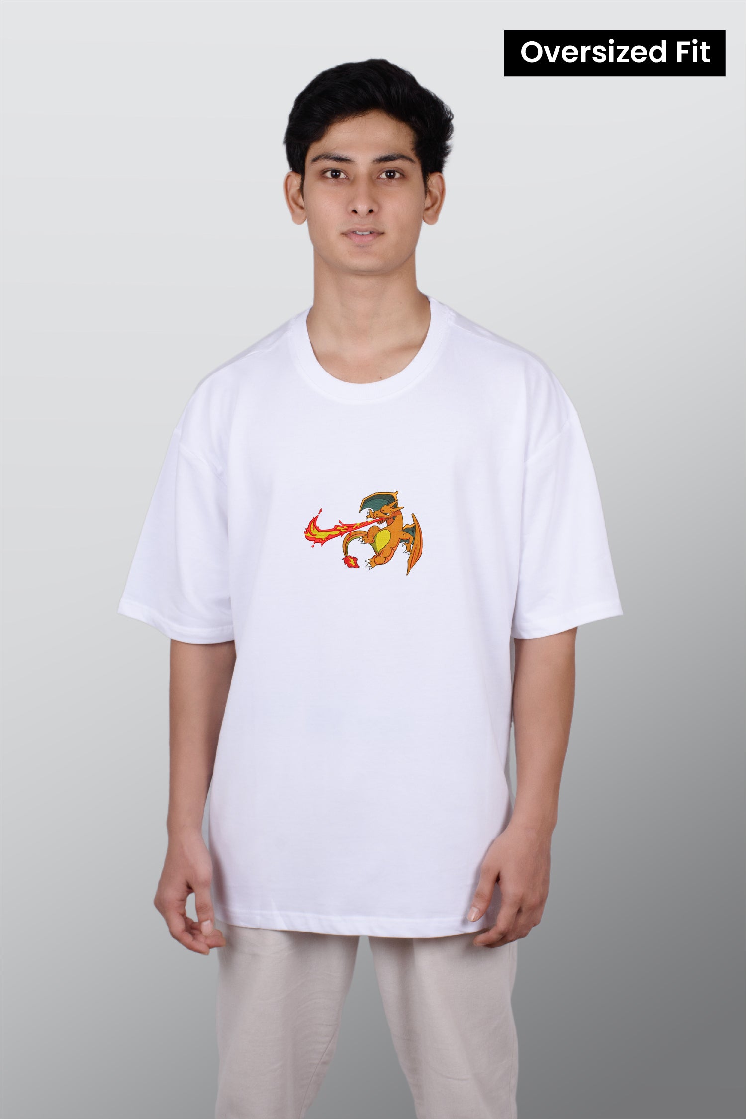 Charlizard Embroidered T-shirt