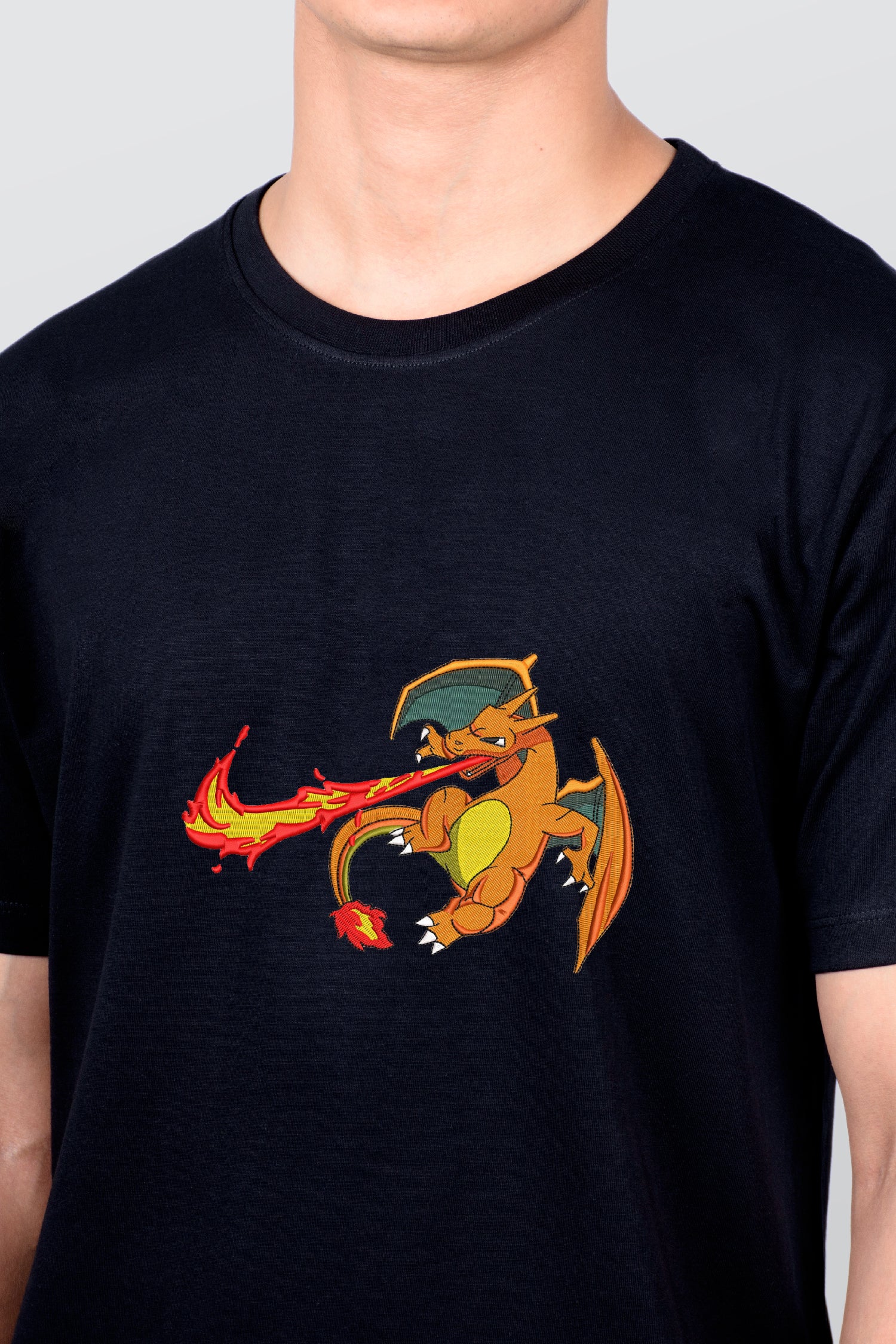 Charlizard Embroidered T-shirt