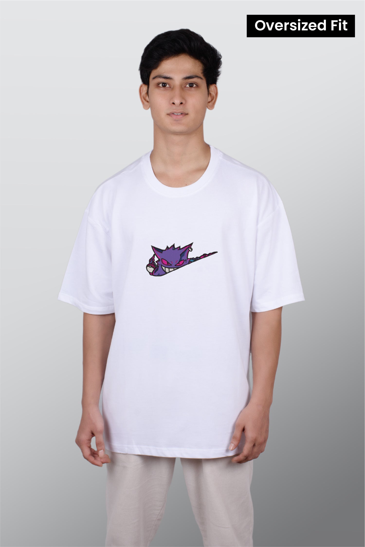 Gengar Embroidered T-shirt 1