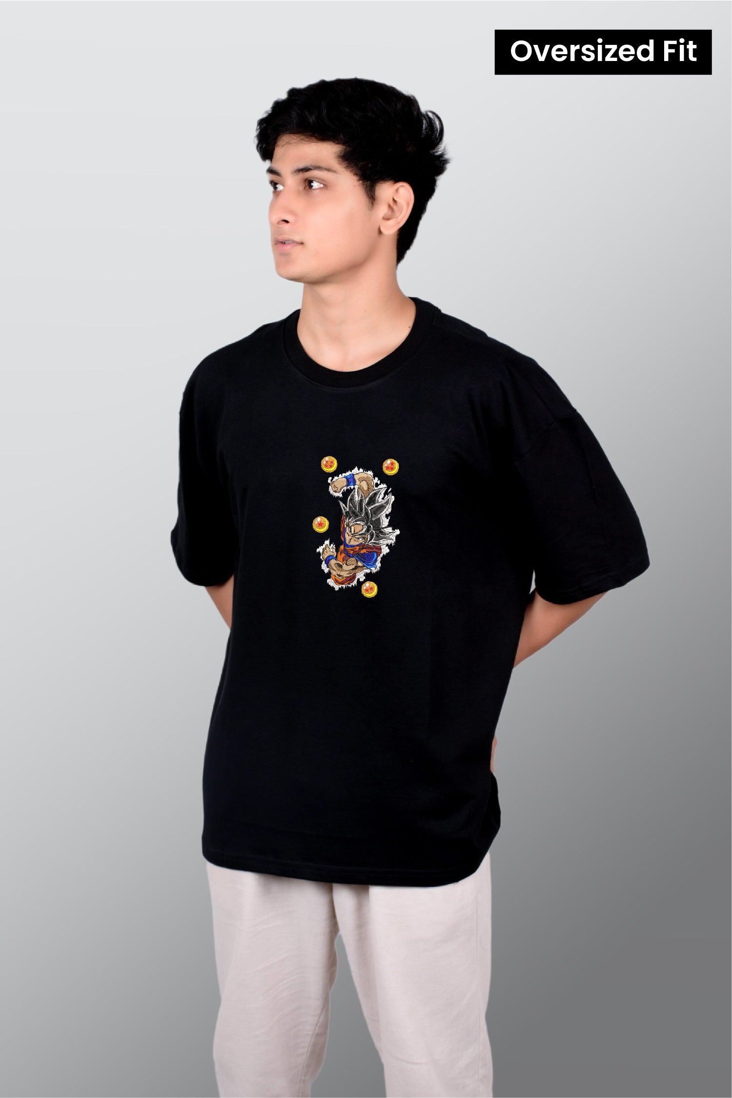 Goku 3 Embroidered T-shirt