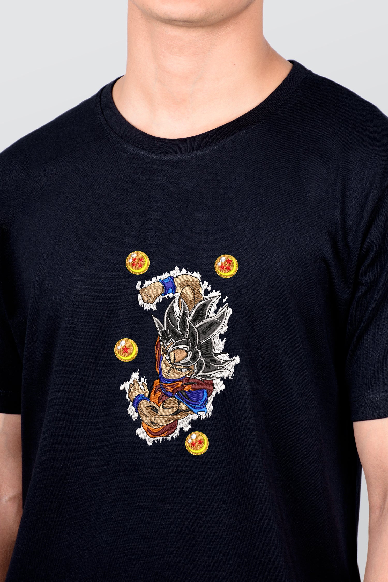 Goku 3 Embroidered T-shirt