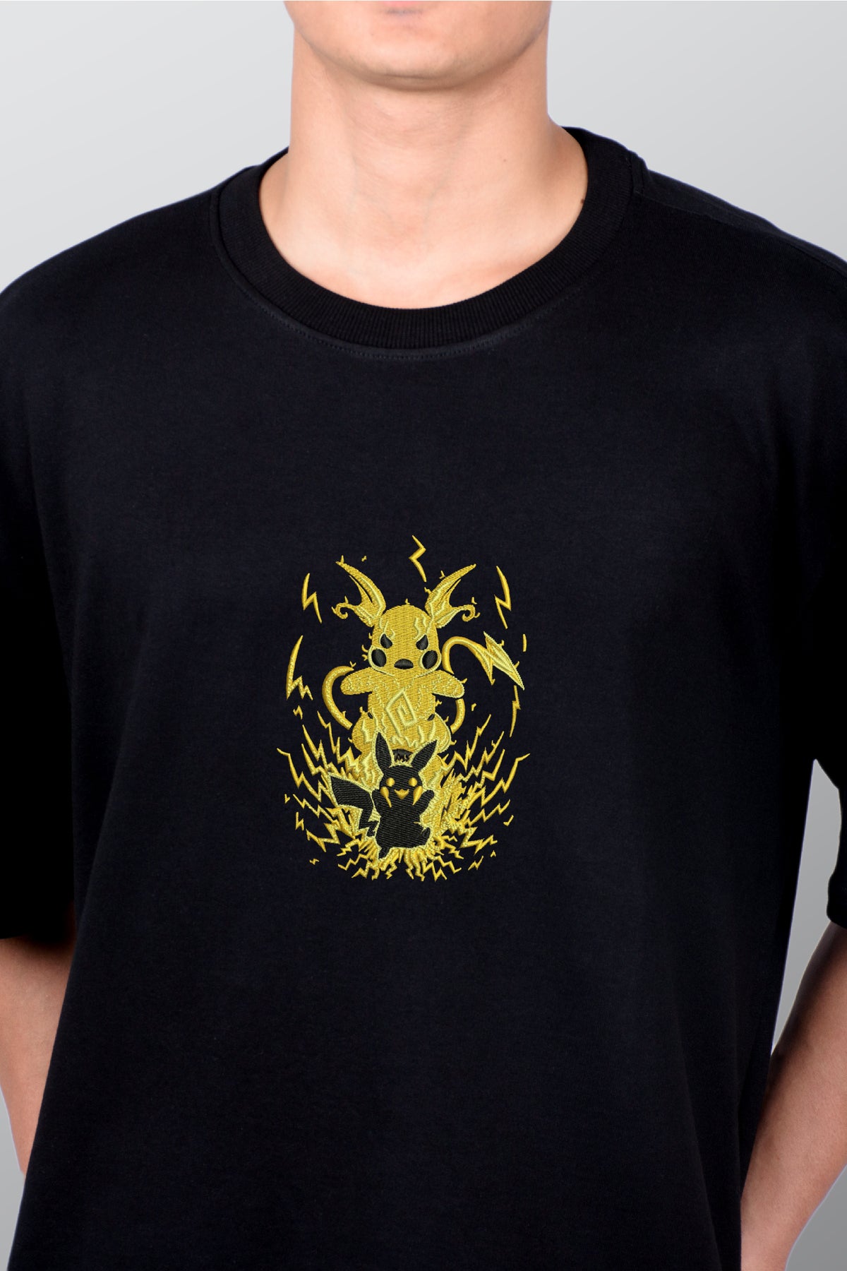 Pikachu Transform Embroidered T-shirt