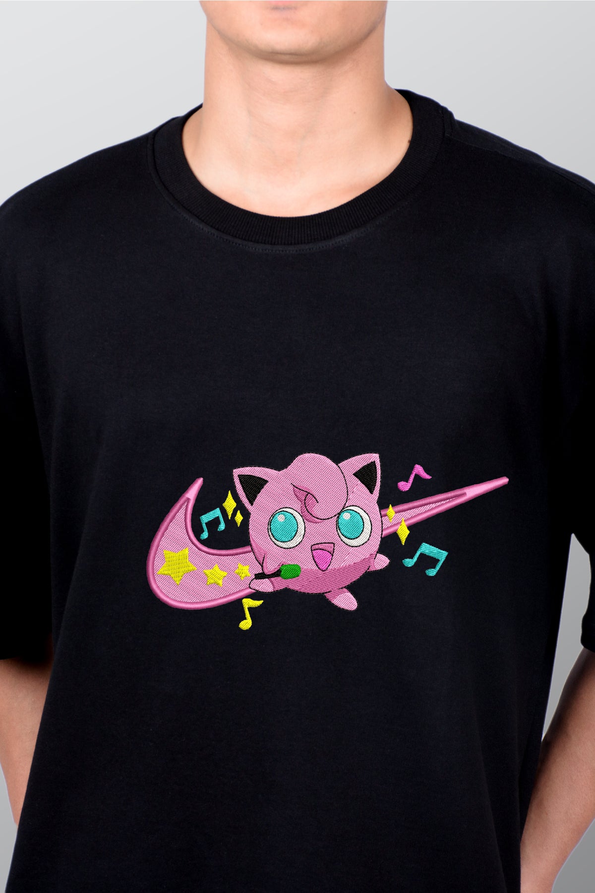 Jigglypuff Embroidered T-shirt (Pokemon)