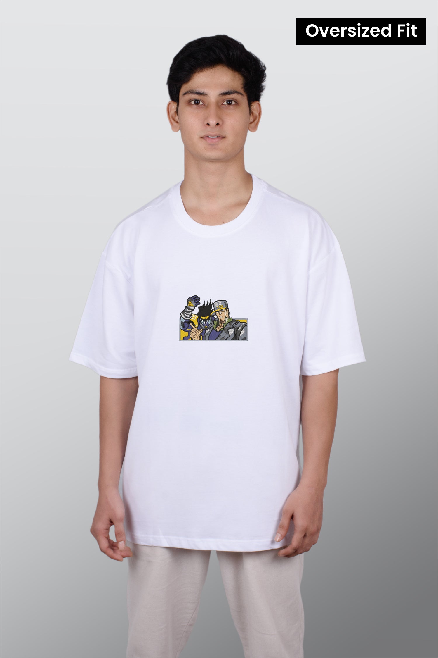 Jotaro 2 Embroidered T-shirts
