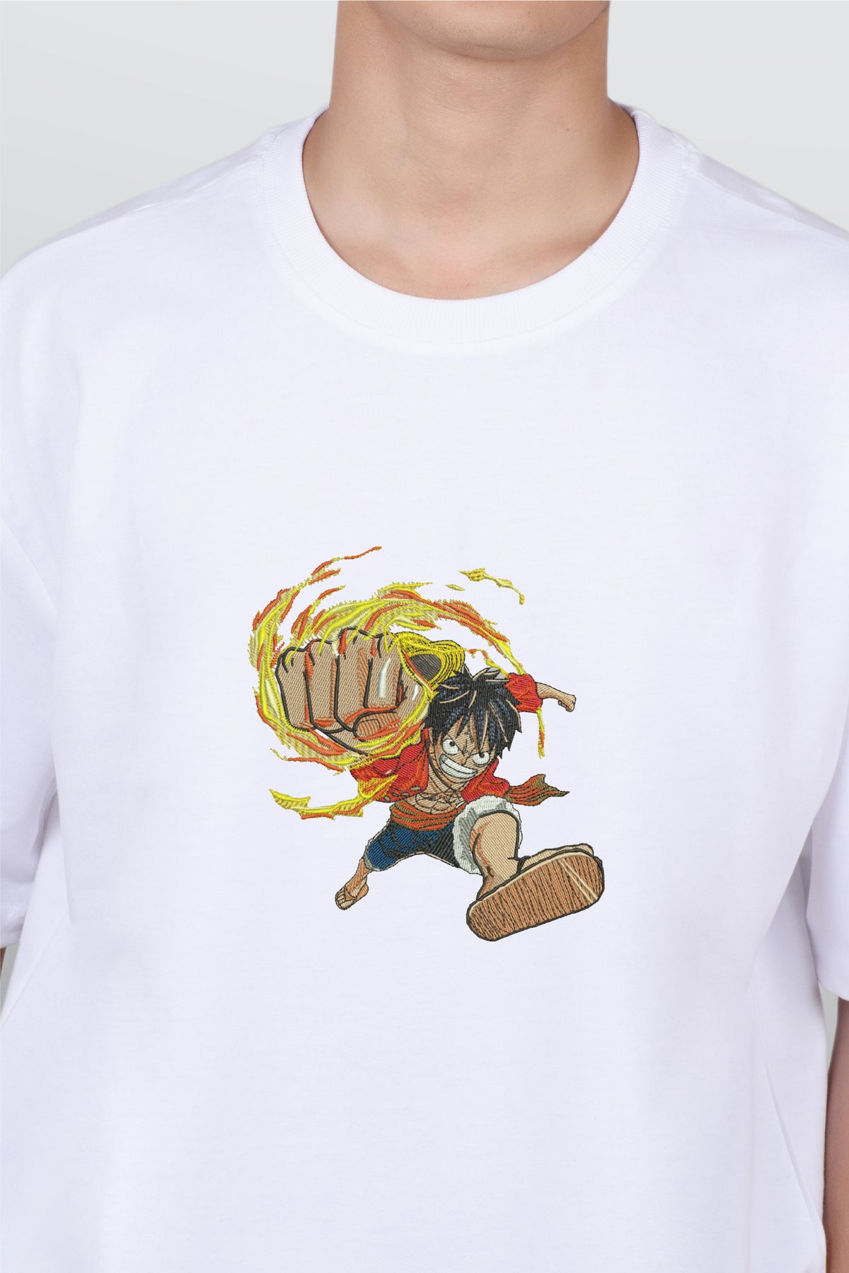 Luffy Monkey 2 Embroidered T-shirt